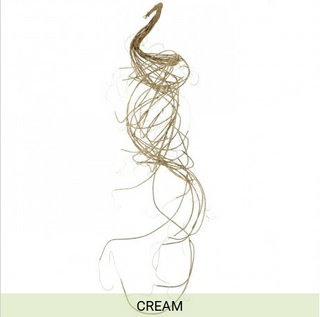 Cream Wrapped Twig Garland