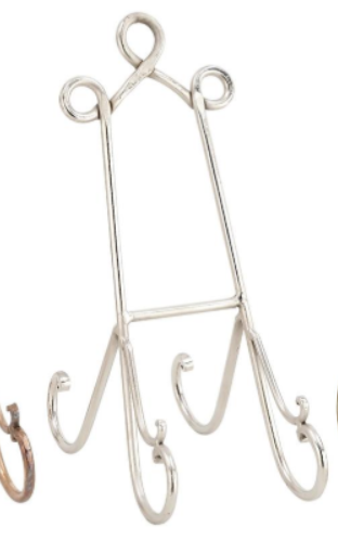 15" Metal Scroll Easel
