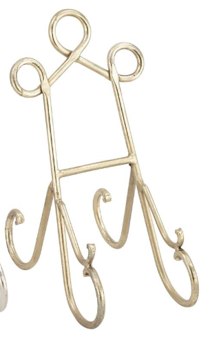 11" Metal Scroll Easel