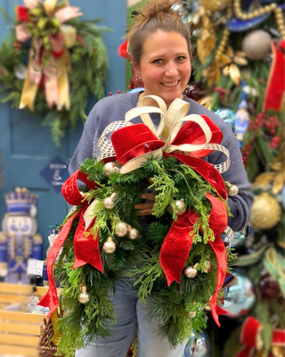 Christmas Mailbox Swag