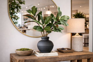 27.5"  Magnolia Leaves Stem