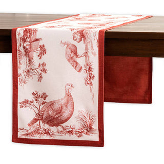 72" Turkey Table Runner Cotton Double Layer