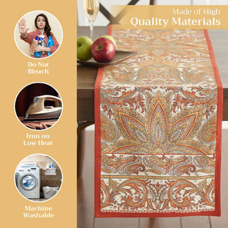 72" Paisley Table Runner