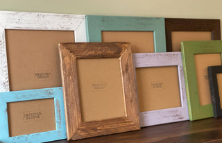 8x10 White Wash Wood Frame