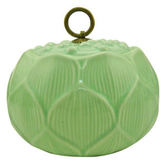 Celadon Tea Canister Lotus