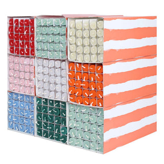 Red White Stripe Candles