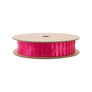 1" Pleated Ribbon Pink