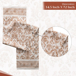 72" Table Runner Cotton Double Layer Allure