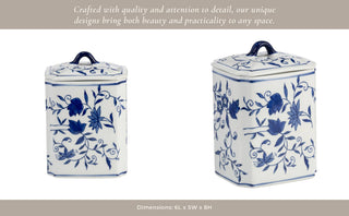 Floral Lidded Jar