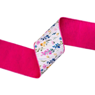 4" Small Floral Ribbon
