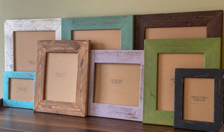 8x10 Cottage Blue Wood Frame