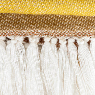 Block Print Fringe Throw