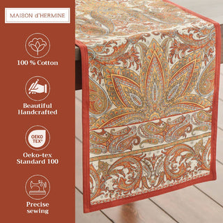 108" Paisley Table Runner