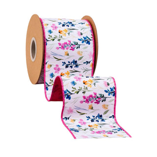4" Small Floral Ribbon