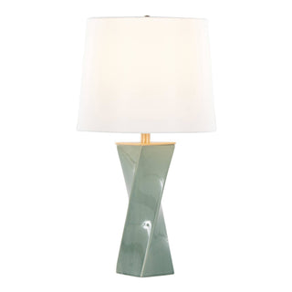 Curvo 27" Ceramic Sage Lamp