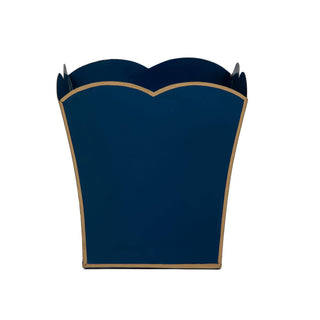 6" Square Cachepot Planter Blue