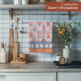 Kitchen Towels Cotton S/3 Romane
