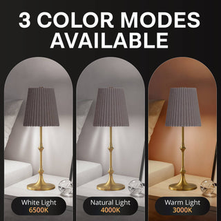 Taupe 16" Rechargeable LED Lamp