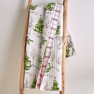 Sleigh Bells Quilt Throw