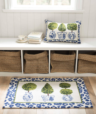 Leopard Topiary Hook Pillow