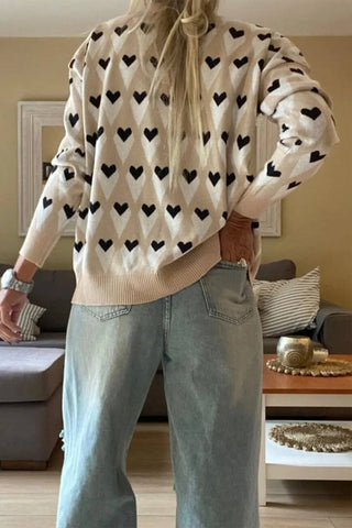 Heart Loose Fit Sweater Pre Order