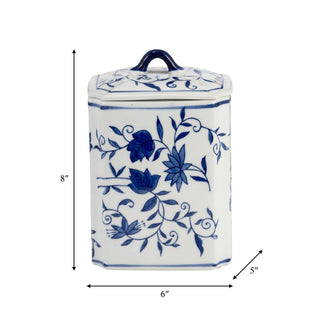 Floral Lidded Jar