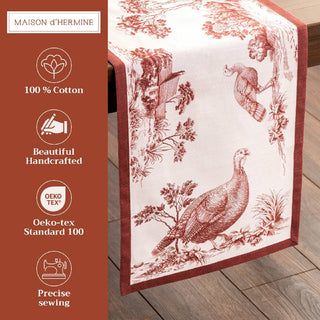 108" Turkey Table Runner
