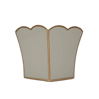 6" Square Cachepot Planter Taupe