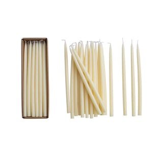 Cream Thin Taper Candles