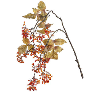 Orange Hanging Berry Spray
