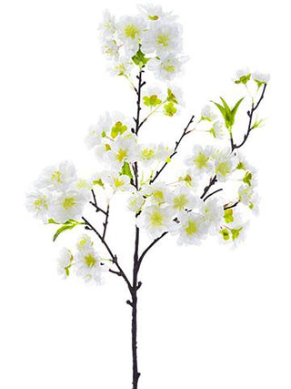 White Cherry Blossom Spray