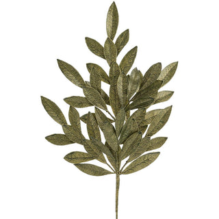 24" Antique Gold Bay Leaf