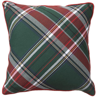 Plaid Velvet Pillow