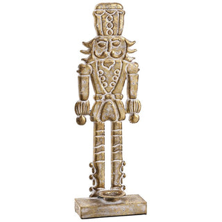 Small Metal Nutcracker Candleholder