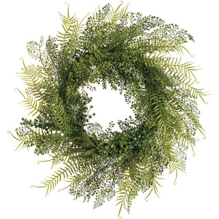 Mixed Fern Wreath