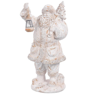 White Santa Lantern