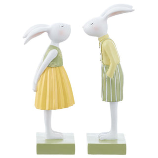 Kissing Bunny Couple