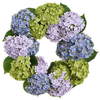 Mixed Hydrangea Wreath