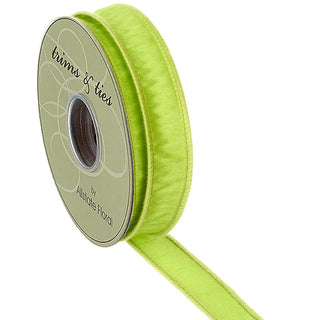 Lime Dupion Ribbon