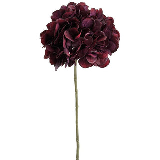 18.5" Burgundy Hydrangea
