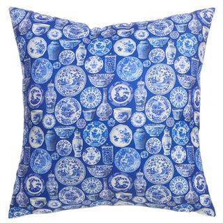 Chinoiserie Canvas Pillow