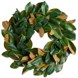 Magnolia Leaf Wreath 27" GR