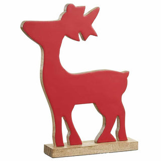 Red Wooden Reindeer