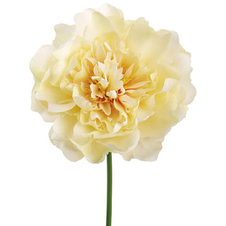 Yellow Real Touch Peony Pick