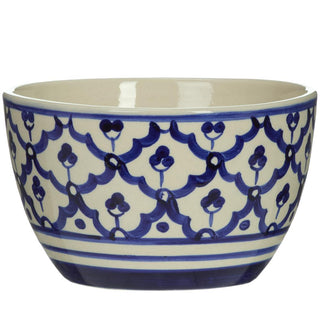 Short Blue & White Vase