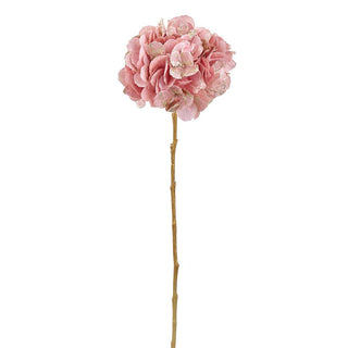 Pink Metallic Hydrangea Stem