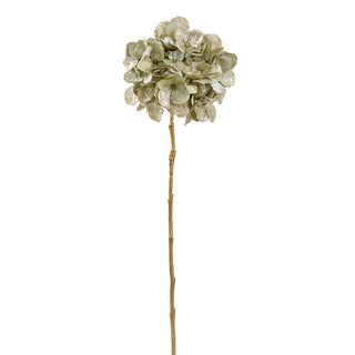 Green Metallic Hydrangea Stem