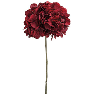 18.5" Red Hydrangea Spray