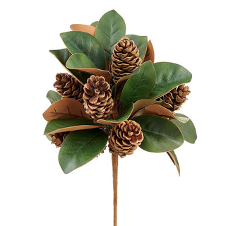 18" Magnolia/Pine Cone Stem