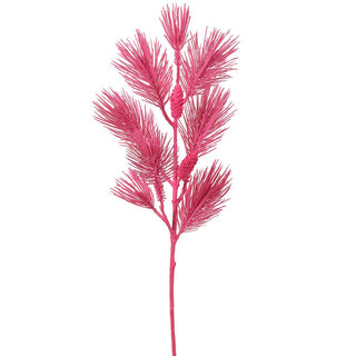 Pink Flocked Pine